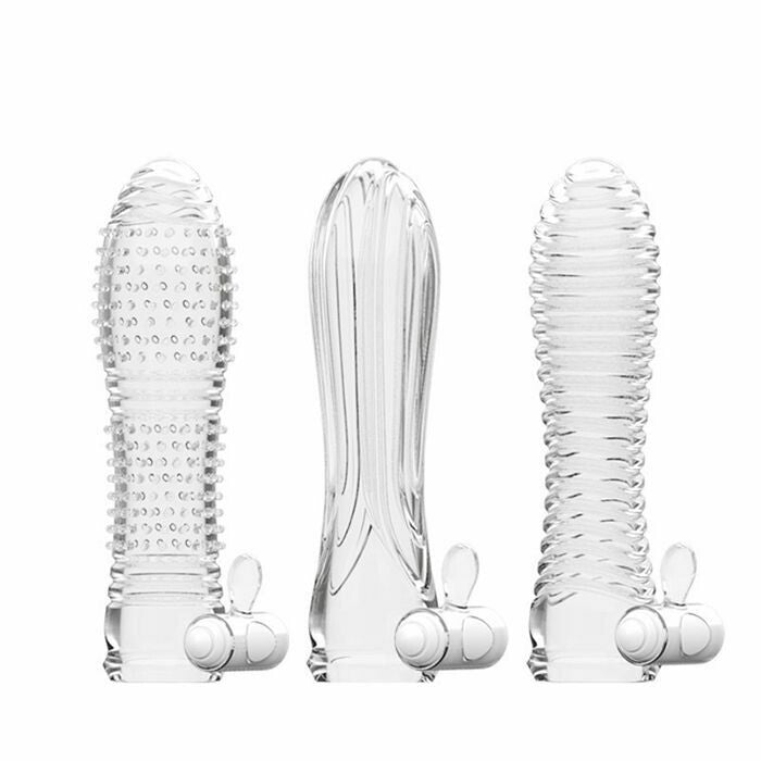 Vibrating Stretchy Ergonomic Penis Enhancer Sleeve - Rattlesnake