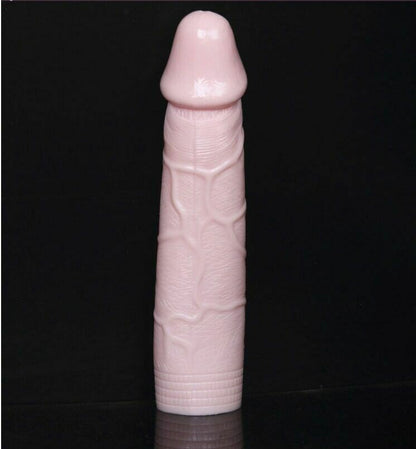 Large 19cm Penis Enlarger Extender Sleeve With Solid Top