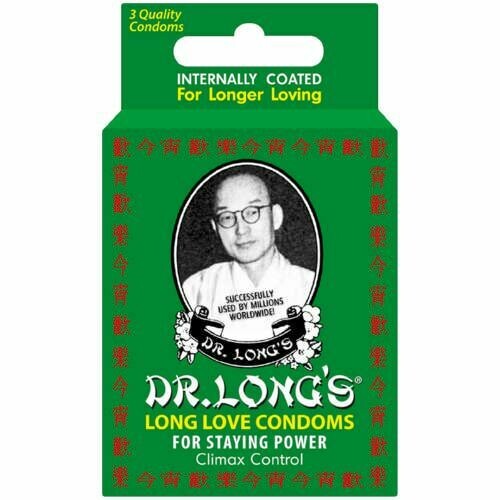 Dr Long Long Love Climax Control Condom 3’s