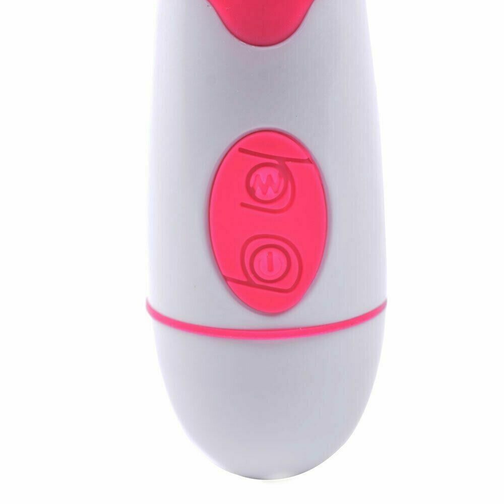 Pink Silicone 12 Speed Tongue Vibrator - Pleazure