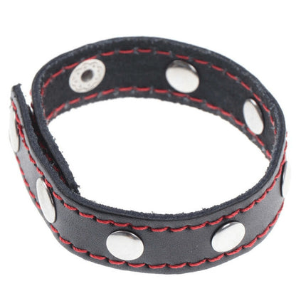 Adjustable Leather Cock Ring Delay Penis Bracelet