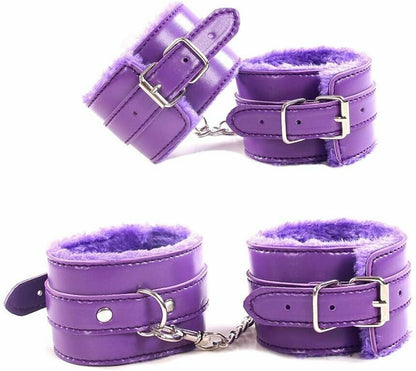 10pcs SM Bondage Roleplay Sex Kit Purple