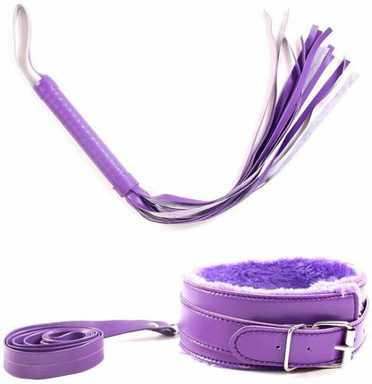 10pcs SM Bondage Roleplay Sex Kit Purple