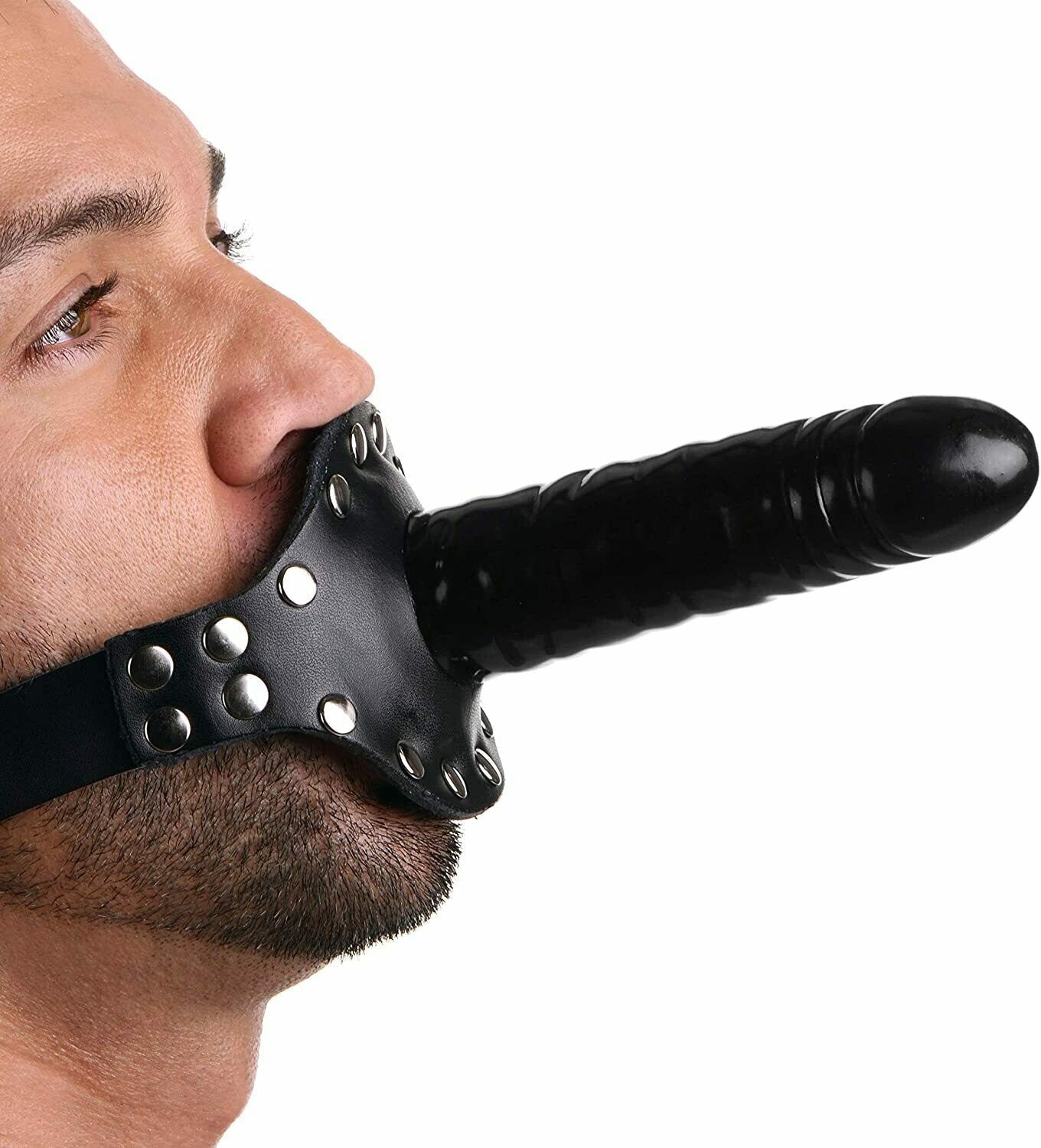 Double Dildo Mouth Gag for Couple Sexy Game Play