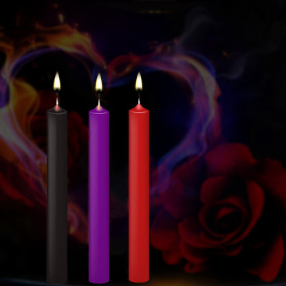 Sensual Low Temperature BDSM Wax Candles (3 Candles)