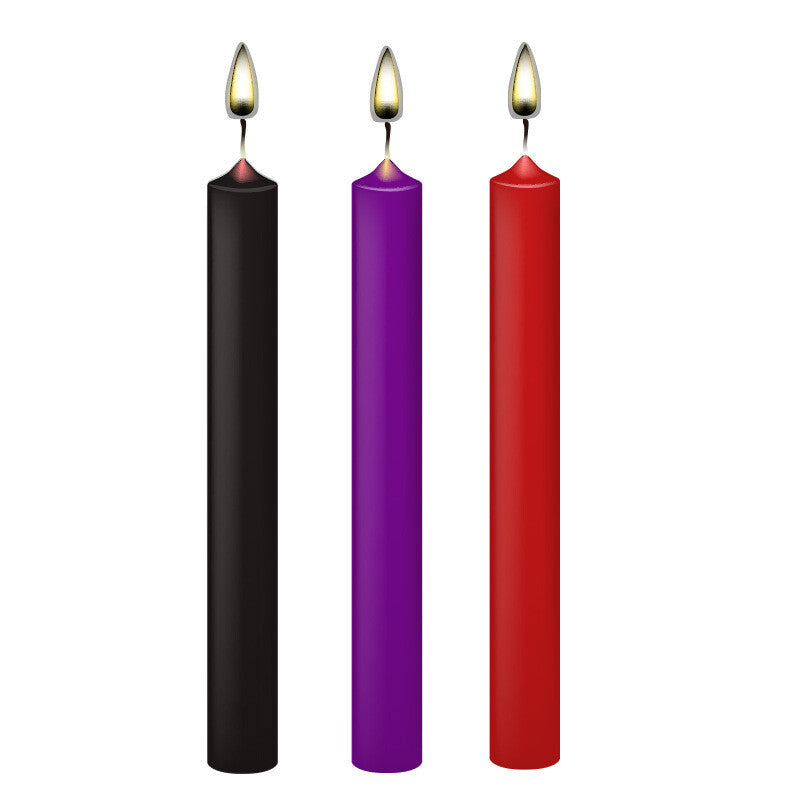 Sensual Low Temperature BDSM Wax Candles (3 Candles)