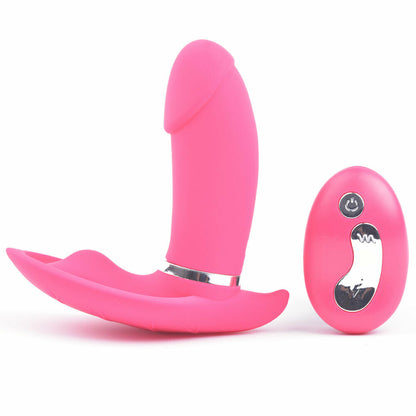 Remote Control 10-Speed Rechargeable Butterfly Vibrator - Pleazure