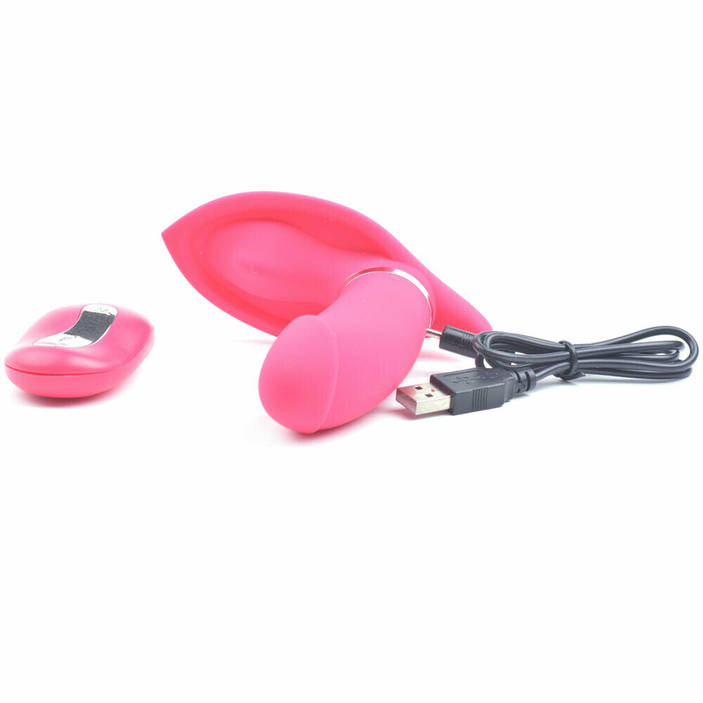 Remote Control 10-Speed Rechargeable Butterfly Vibrator - Pleazure