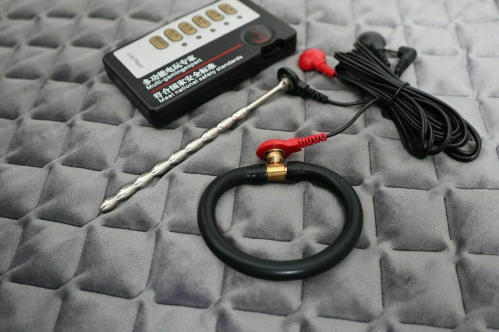 Electro Shock Urethral Penis Sound & Ring Combo