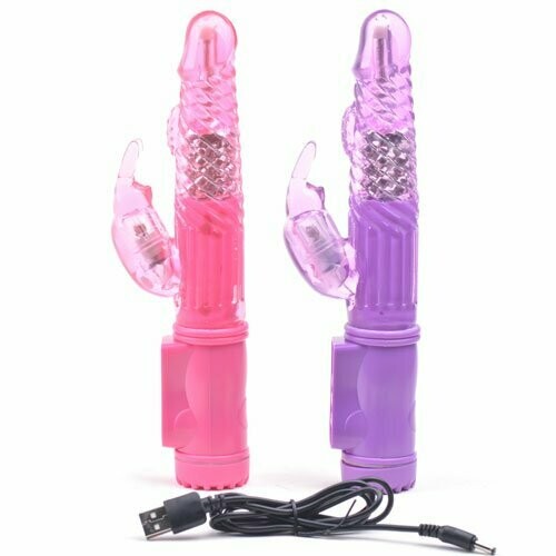 USB Rechargeable Multi Speed Rabbit G-Spot Vibrator - Pleazure