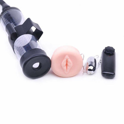 High Vacuum Penis Pump with Vibrator and Vagina