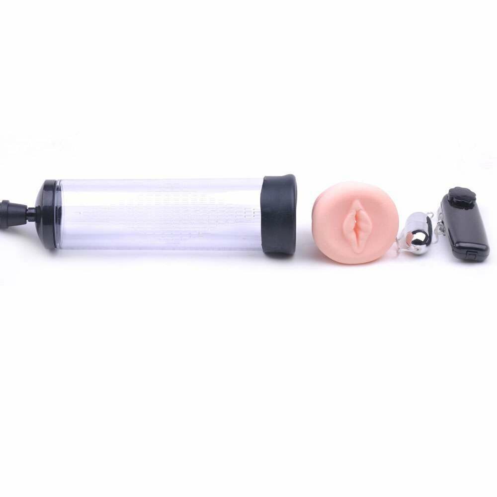 High Vacuum Penis Pump with Vibrator and Vagina