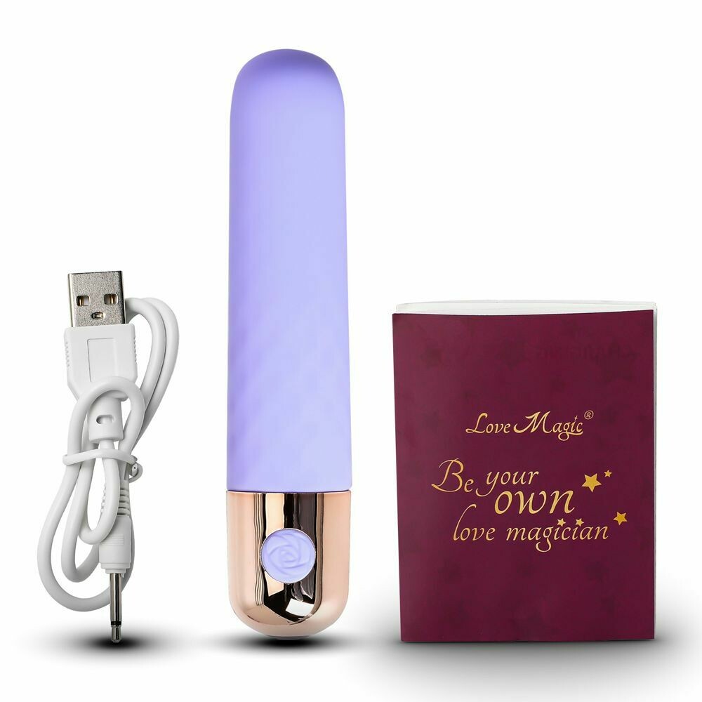 Stylish 10-Speed USB Recharging Silicone Vibrator - Pleazure