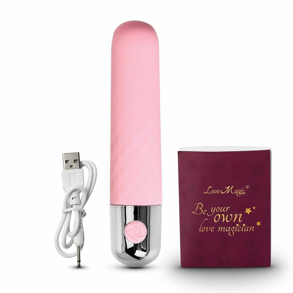 Stylish 10-Speed USB Recharging Silicone Vibrator - Pleazure