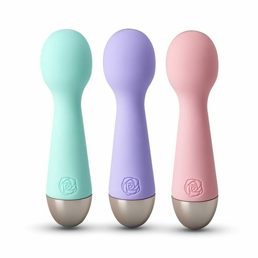 10-Speed Mini Rechargeable Vibrating Wand Massager - Pleazure