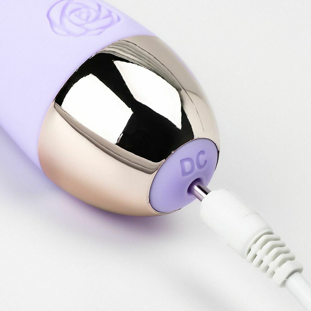 10-Speed Mini Rechargeable Vibrating Wand Massager - Pleazure