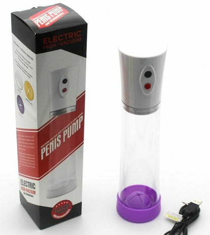 Rechargeable Penis Pump with 3 Silicone Rings