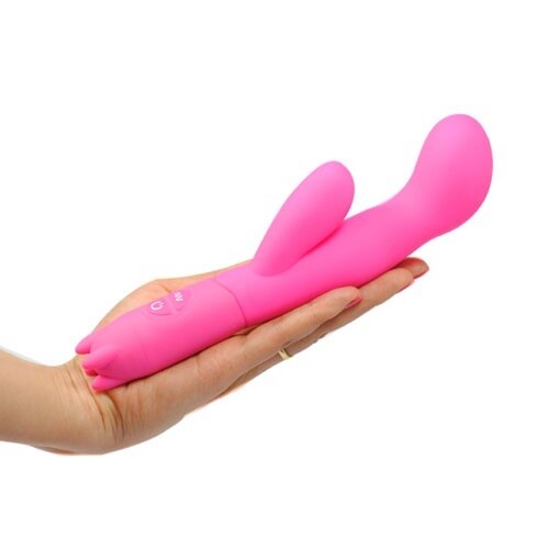 Pink Honey Bunny Silicone G-Spot Vibrator - Pleazure