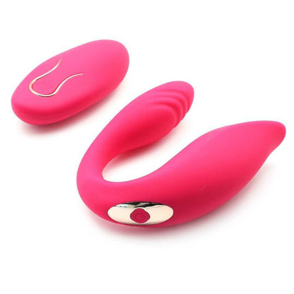 Dual Vibration 10 Speed Rechargeable Silicone Vibrator - Pleazure