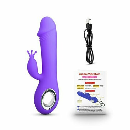 Silicone 7 Speeds G-Spot Vibrator with Rotation - Pleazure