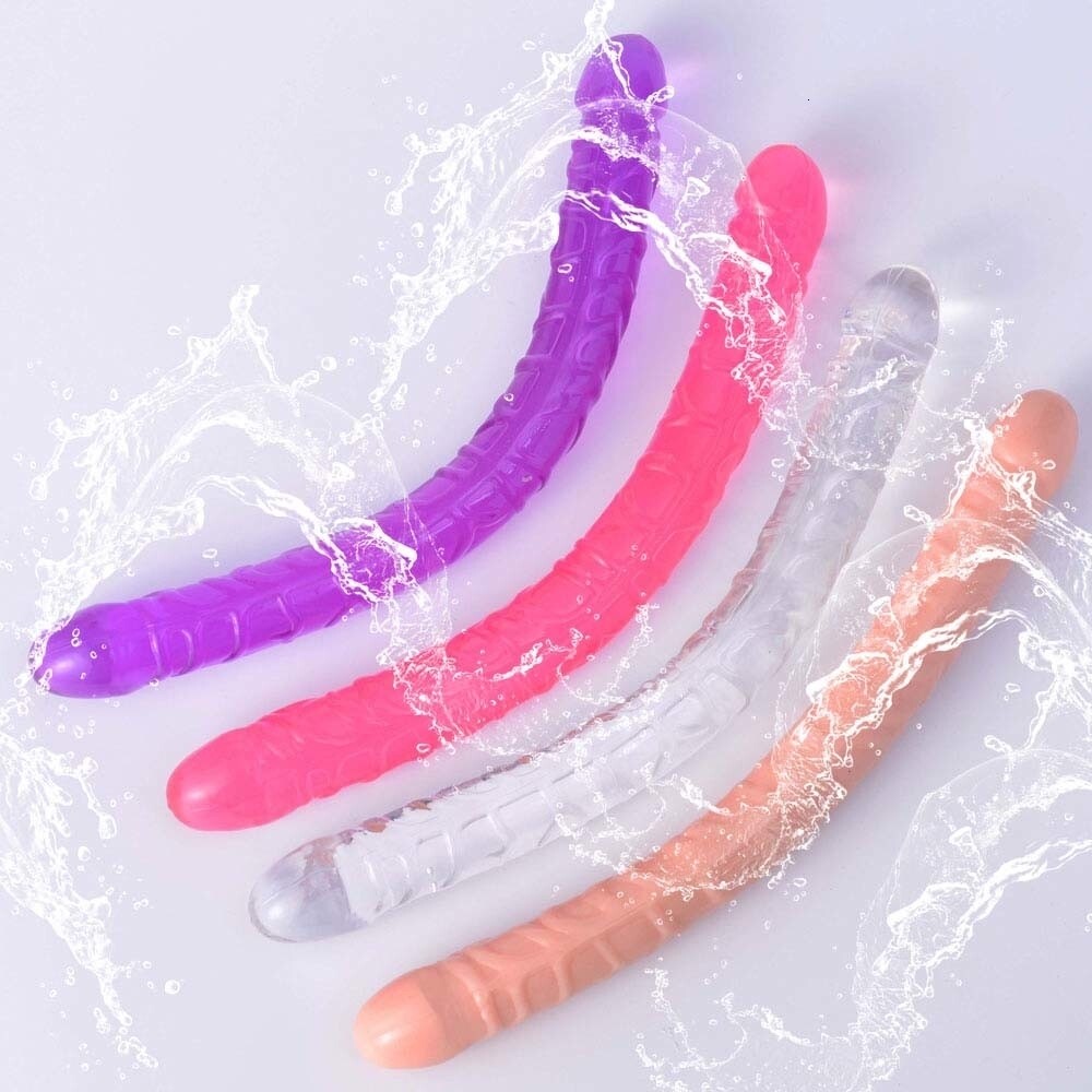 33cm Jelly Double Dildo Anal Sex Toy