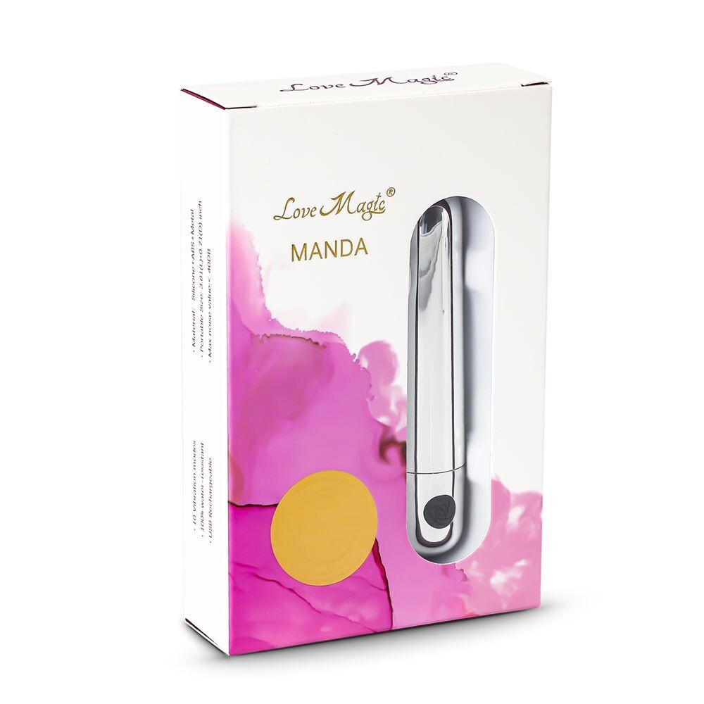 Manda Rechargeable Vibrating Sex Bullet - Pleazure