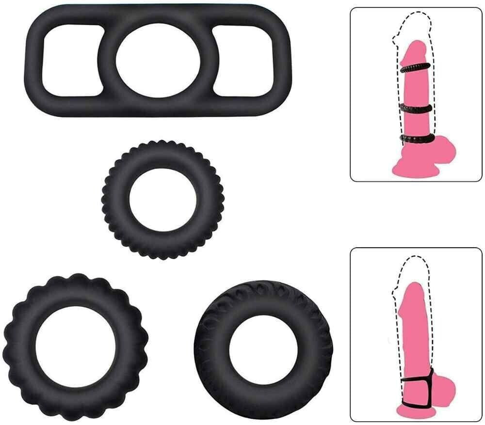 Sensational Pleasure Penis Ring Set