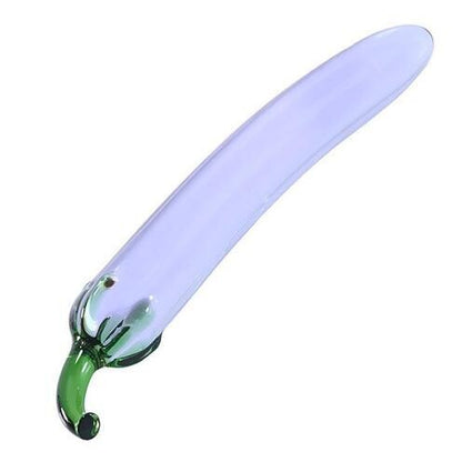 Sexy Veg Eggplant Glass Masturbation or Anal Sex Toy - Pleazure