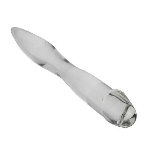 Double Sided Slim Borosilicate Crystal Glass Massager