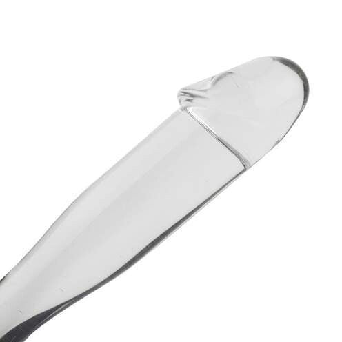 Double Sided Slim Borosilicate Crystal Glass Massager