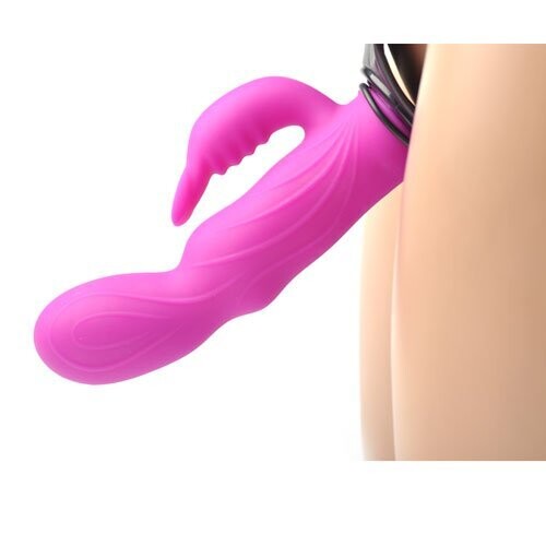 Ultra Rampant Rabbit Vibrator Strap On Harness - Pleazure