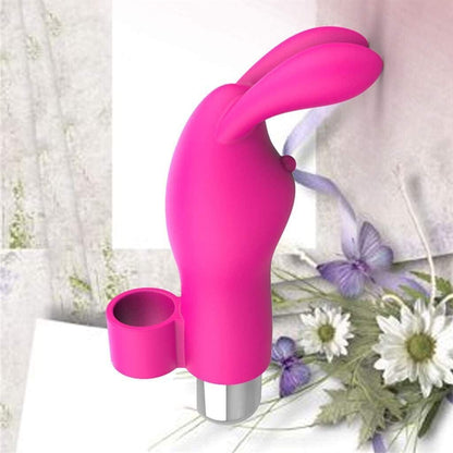 Raunchy Rabbit Finger Vibrator - Pleazure