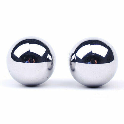 Stainless Steel Love Balls - Ben Wa Kegel Balls - Pleazure