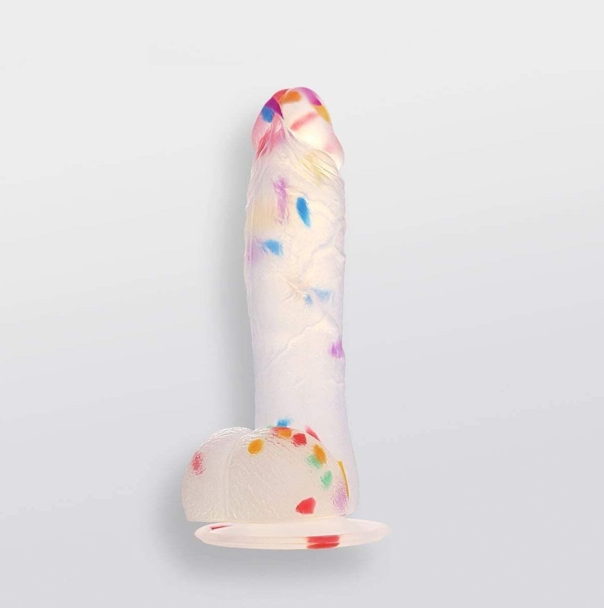 Party Fun Suction Cup Confetti Dildo - Pleazure