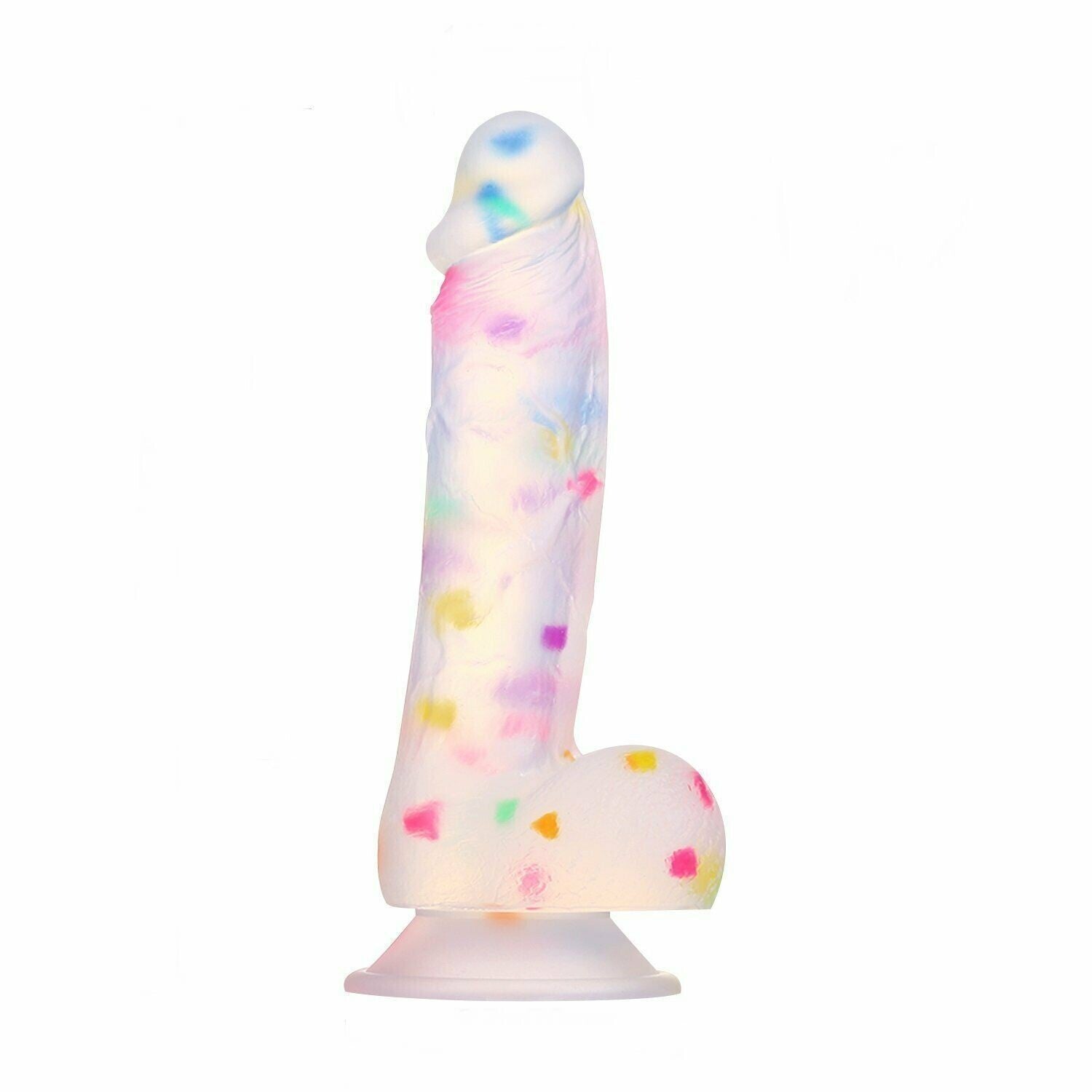 Party Fun Suction Cup Confetti Dildo - Pleazure