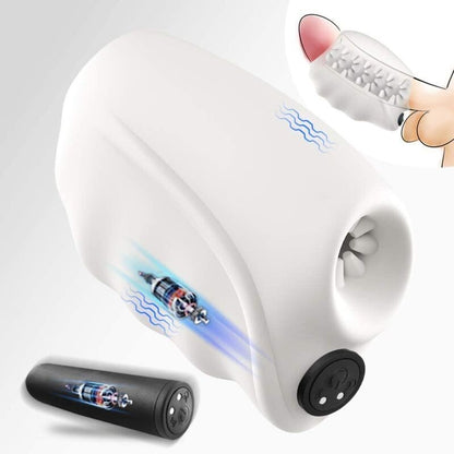 Rechargeable Mini Masturbator Blow Job Vibrating Stroker