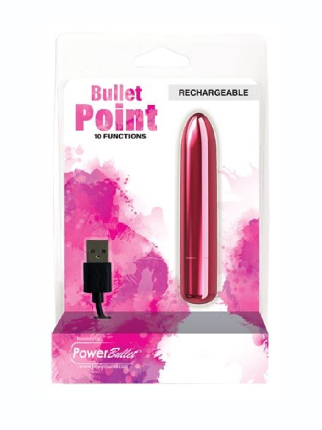 Swan Bullet Point Rechargeable Vibrating Sex Bullet - Pleazure