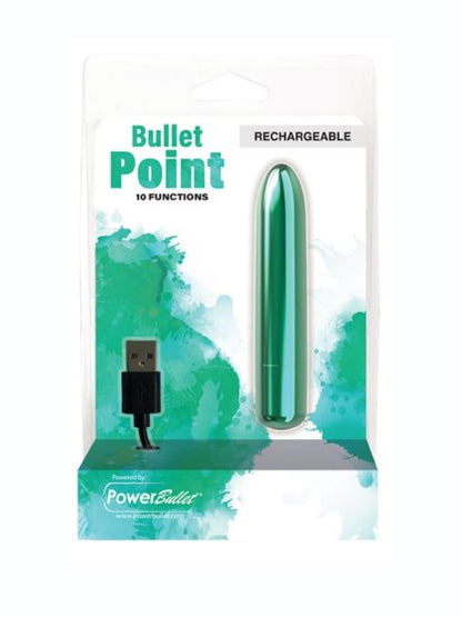 Swan Bullet Point Rechargeable Vibrating Sex Bullet - Pleazure