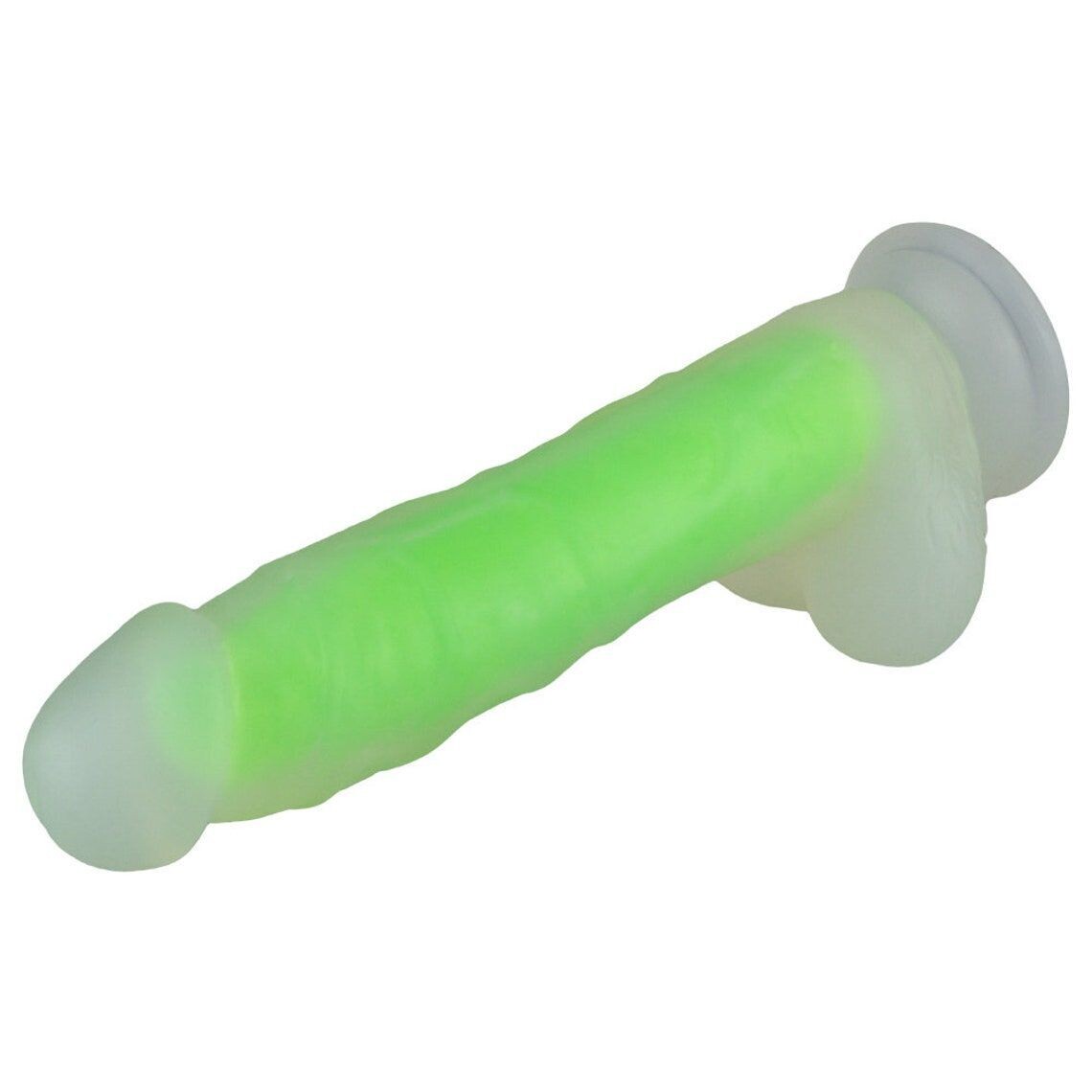 Double Layer Luminous Glow In The Dark Dildo - Pleazure