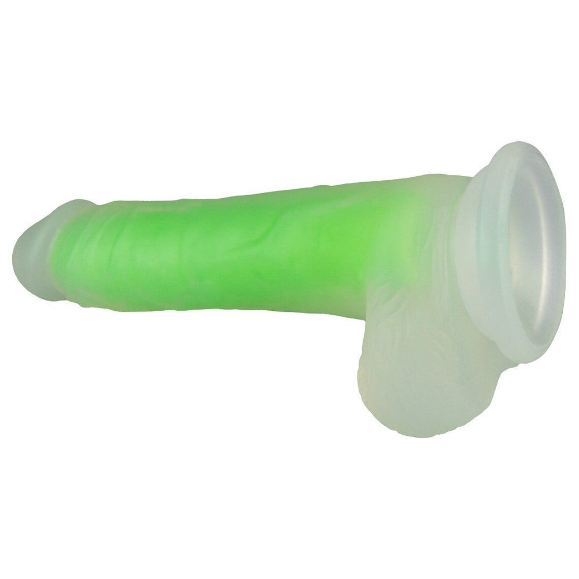 Double Layer Luminous Glow In The Dark Dildo - Pleazure