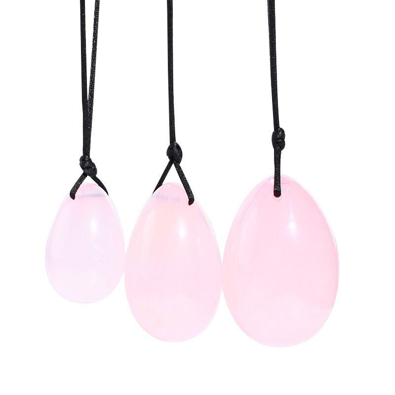 Yoni Eggs Set Rose Quartz - Pleazure