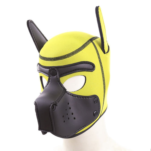 Obedient Pup Neoprene Hood - Slave Headgear