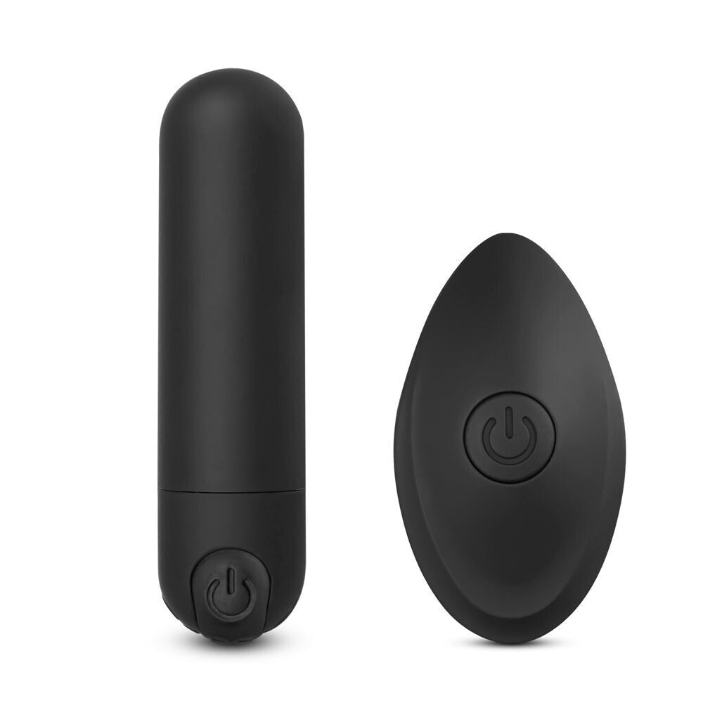 Sexy Dark Remote Control Bullet Vibrator - Pleazure