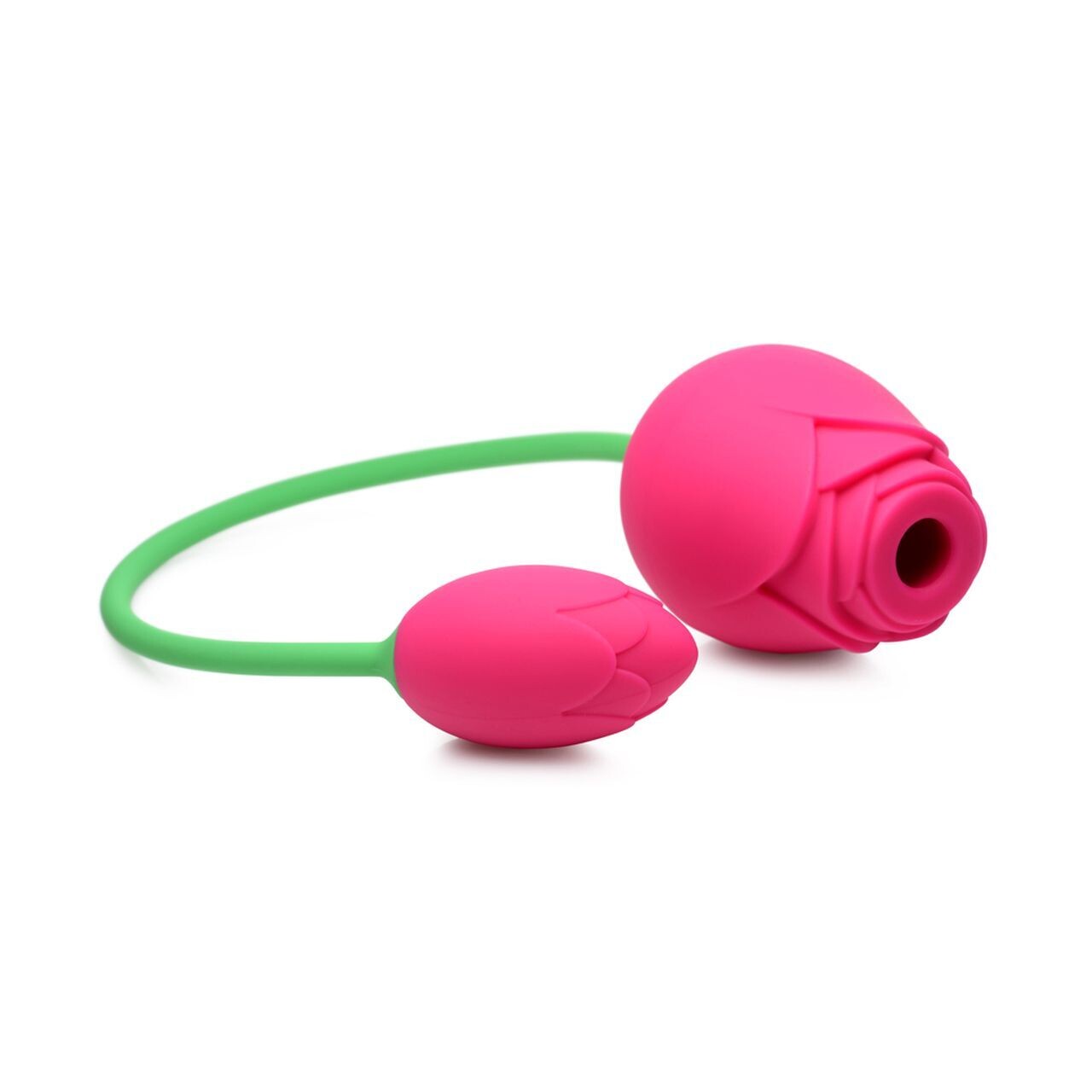 Silicone Clitoral Sucking Rose with Vibrating Egg - Pleazure