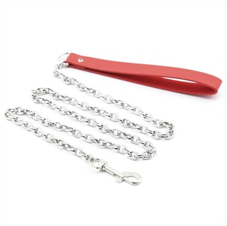 Master's Pet Slave BDSM Chain Leash