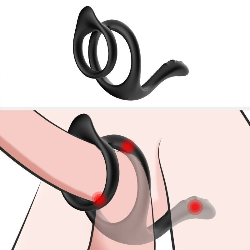 Teaser Tail Silicone Cock Ring