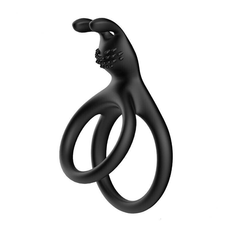 Double Ring Rabbit Cock Ring