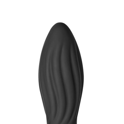 Wavy Anal Plug Prostate Vibrator With Dual Cock Ring