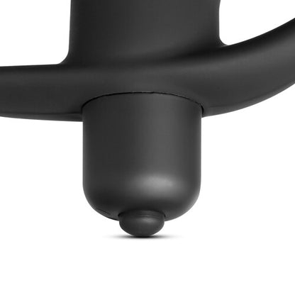 Wavy Anal Plug Prostate Vibrator With Dual Cock Ring