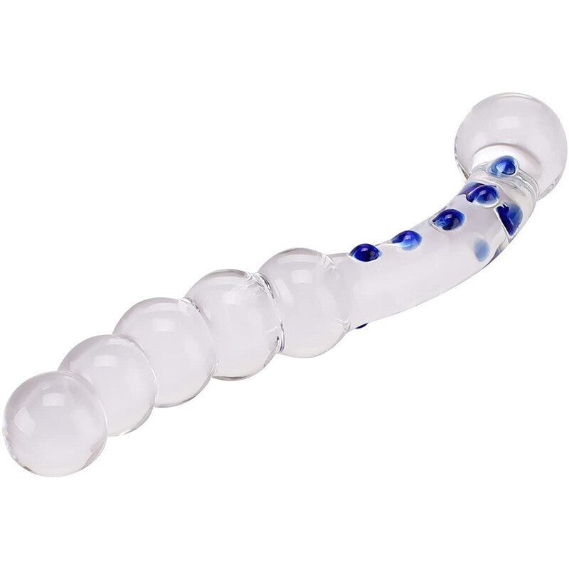 Borosilicate Crystal Glass Massager Anal Fun - Pleazure